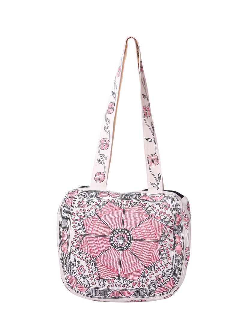white cotton regular handbag - 14497288 - Zoom Image - 1