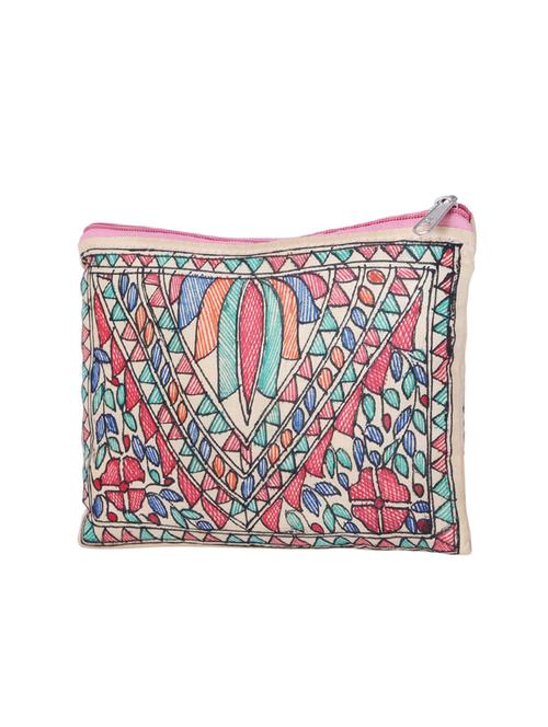 beige cotton regular pouch - 14497333 - Standard Image - 1