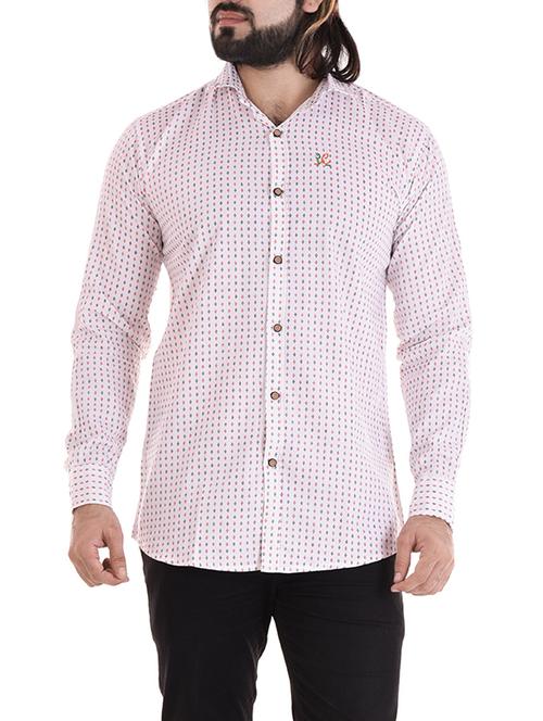 pink cotton casual shirt - 14497470 - Very Small Image - 1