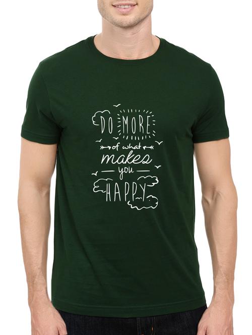 green cotton chest print tshirt - 14497535 - Standard Image - 1
