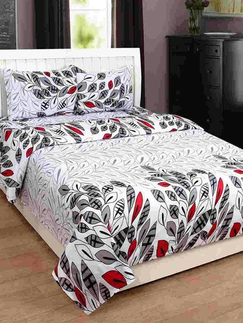 DOUBLE BED SHEET WITH 2 PILLOW COVERS - 14497626 - Very Small Image - 1