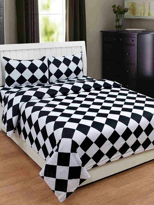 DOUBLE BED SHEET WITH 2 PILLOW COVERS - 14497627 - Very Small Image - 1