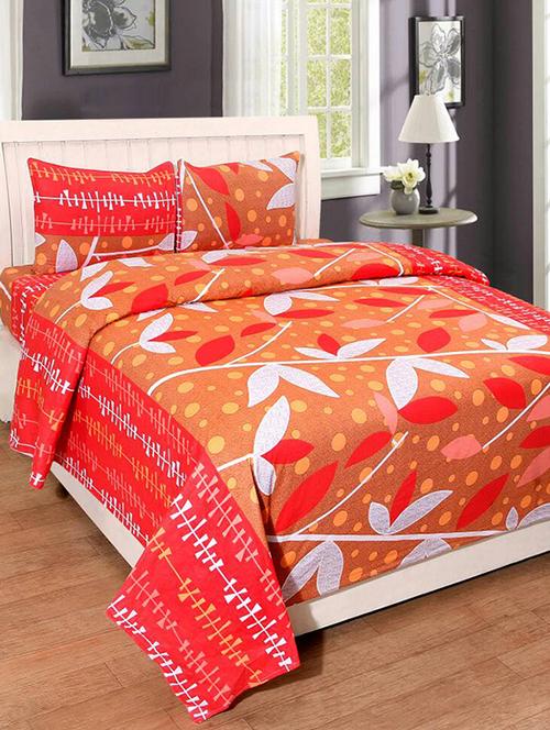 DOUBLE BED SHEET WITH 2 PILLOW COVERS - 14497644 - Very Small Image - 1