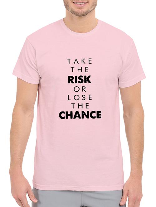 pink cotton front print t-shirt - 14497734 - Standard Image - 1