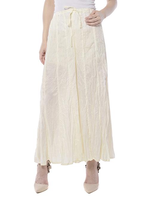 cream cotton palazzo - 14497760 - Very Small Image - 1