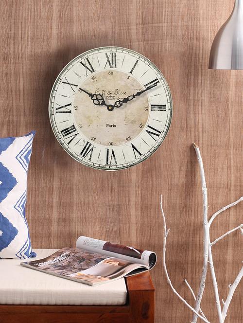 Sehaz Artworks Cafe_de_flore UV Wall Clocks - 14497793 - Standard Image - 1