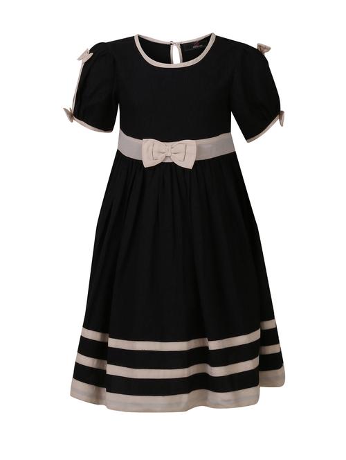 black polyester frock - 14498062 - Standard Image - 1