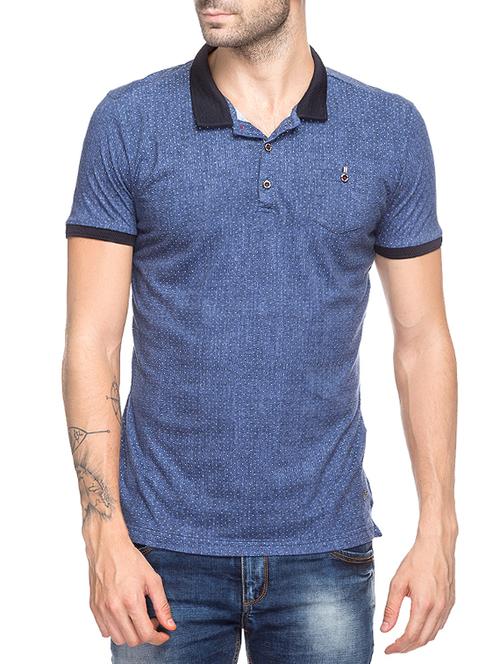 blue cotton pocket t-shirt - 14498092 - Very Small Image - 1