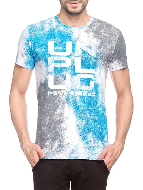 multi cotton all over print tshirt - 14498098 - Very Small Image - 1