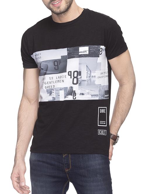Monochrome cotton t-shirt - 14498136 - Very Small Image - 1