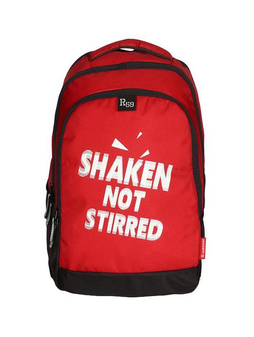 red polyester backpack - 14498154 - Very Small Image - 1
