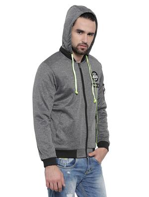 grey cotton sweatshirt - 14498220 - Standard Image - 2