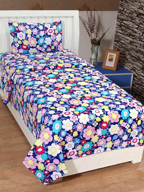 Floral Print single bedsheet - 14498293 - Very Small Image - 1