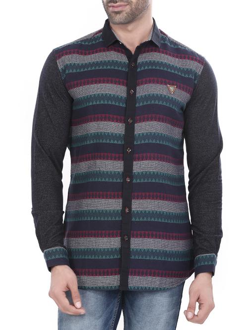 multi cotton casual shirt - 14498516 - Very Small Image - 1