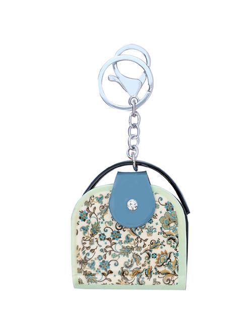 Super Drool Blue Designer Acrylic Bag Keychain - 14498798 - Very Small Image - 1