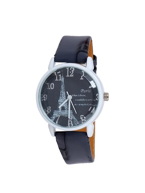 Super Drool Black Love Eiffel Wrist Watch - 14498839 - Very Small Image - 1