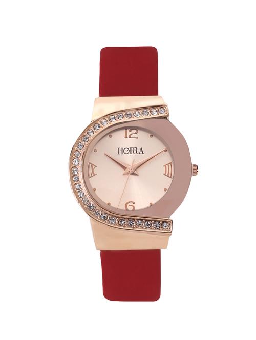 horra pb817flrg11 reina rose gold dial analog watches for women - 14499196 - Standard Image - 1