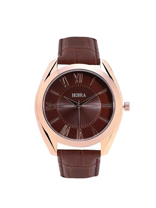 horra pb817mlbr9 kompanero series brown dial analog watches for men - 14499211 - Standard Image - 1