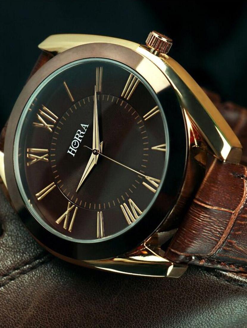 horra pb817mlbr9 kompanero series brown dial analog watches for men - 14499211 - Zoom Image - 2