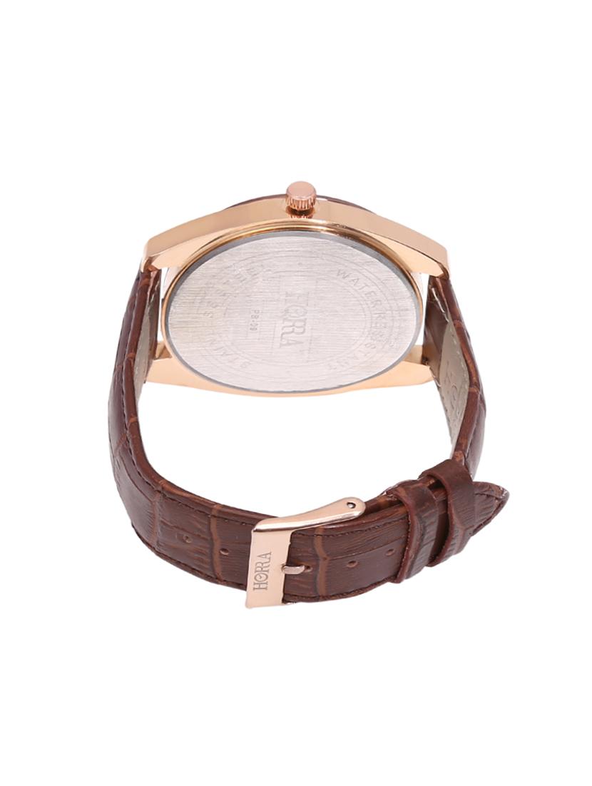 horra pb817mlbr9 kompanero series brown dial analog watches for men - 14499211 - Zoom Image - 4
