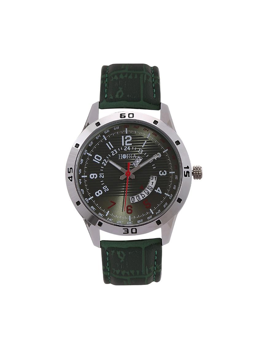 Horra PB817MLMG46 Corona Series Green Dial Analog Watches For Men - 14499224 - Zoom Image - 1