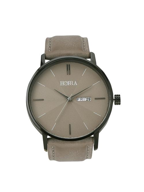 Horra PB817MLGR54 Classik Series Grey Dial Analog Watches For Men - 14499231 - Standard Image - 1