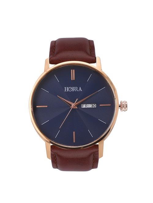 Horra PB817MLBL55 Classik Series Blue Dial Analog Watches For Men - 14499232 - Standard Image - 1