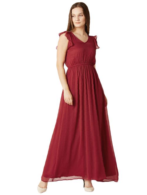 ruffle detail maxi dress - 14499497 - Standard Image - 1