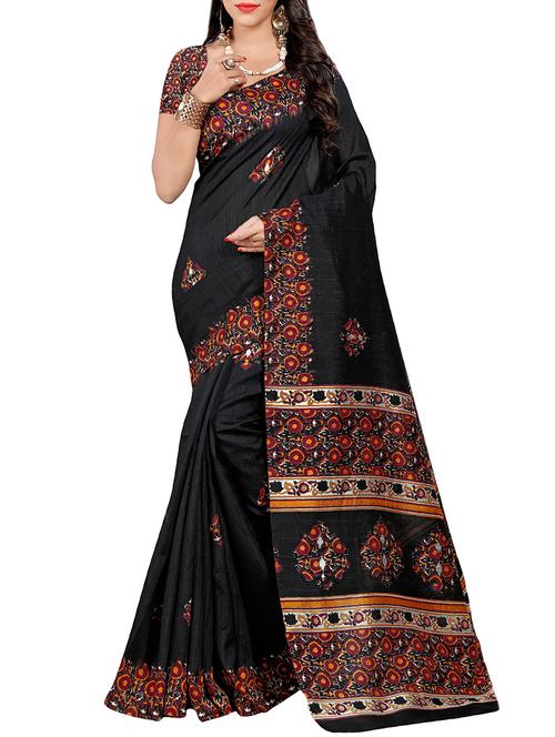 black silk mysore saree - 14500615 - Very Small Image - 1