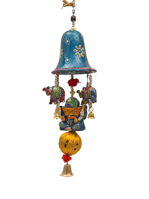 Valmont handicraft Rajasthani Latkan or Traditional Hanging-Lord Ganesha hanging for wall decoration and showpiece - 14500991 - Very Small Image - 1