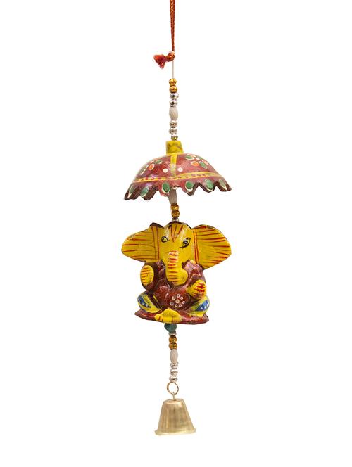 Valmont designer yellow lord ganesha latkan - 14500999 - Very Small Image - 1