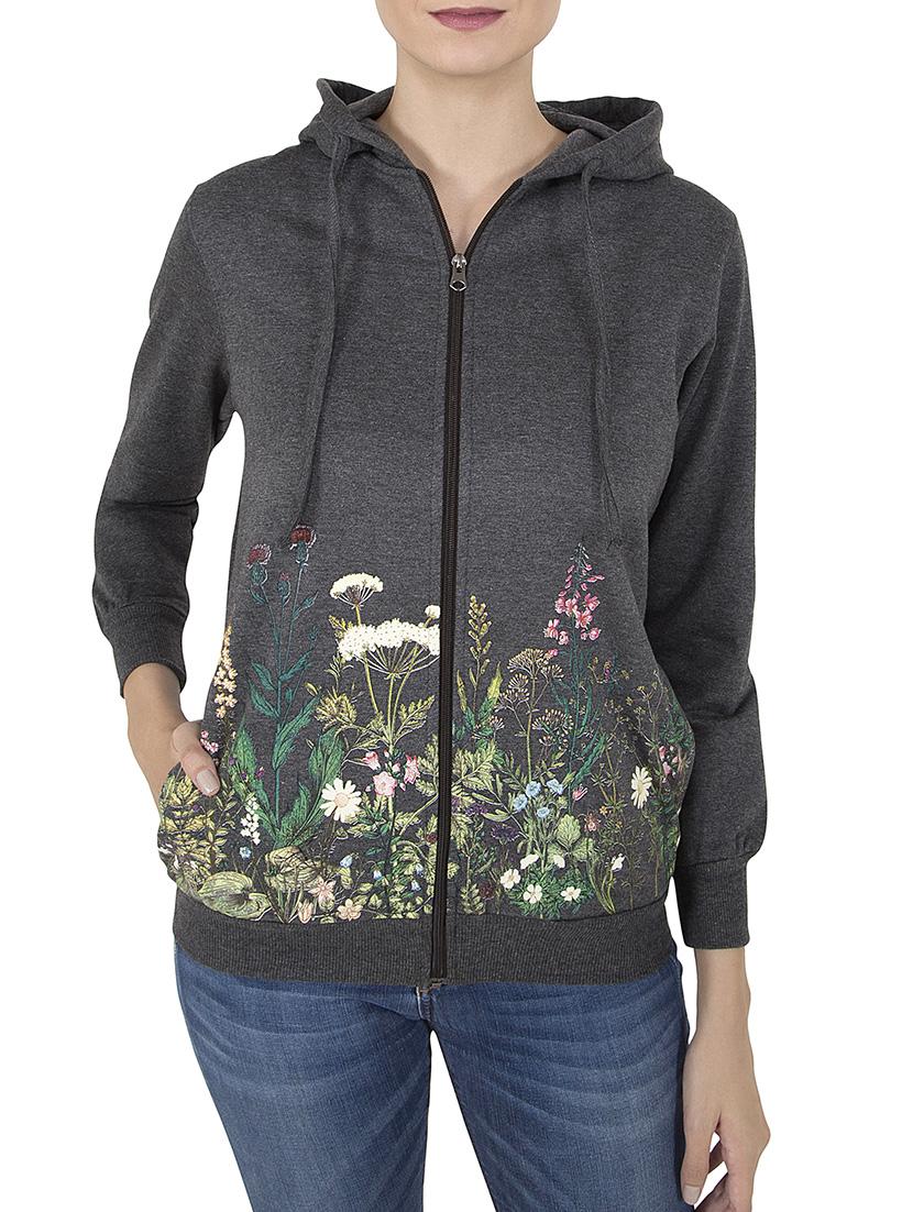 grey hooded sweatshirt - 14501283 - Zoom Image - 1