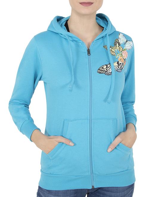 blue hooded sweatshirt - 14501289 - Standard Image - 1