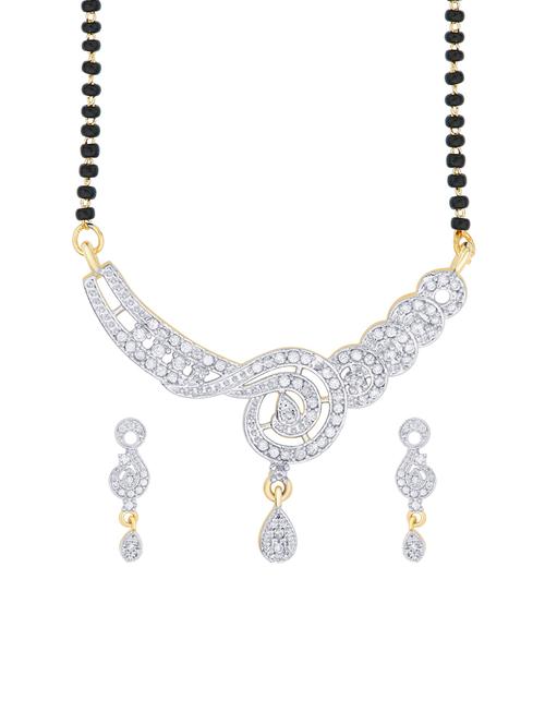 gold plated mangalsutra necklace - 14501532 - Very Small Image - 1