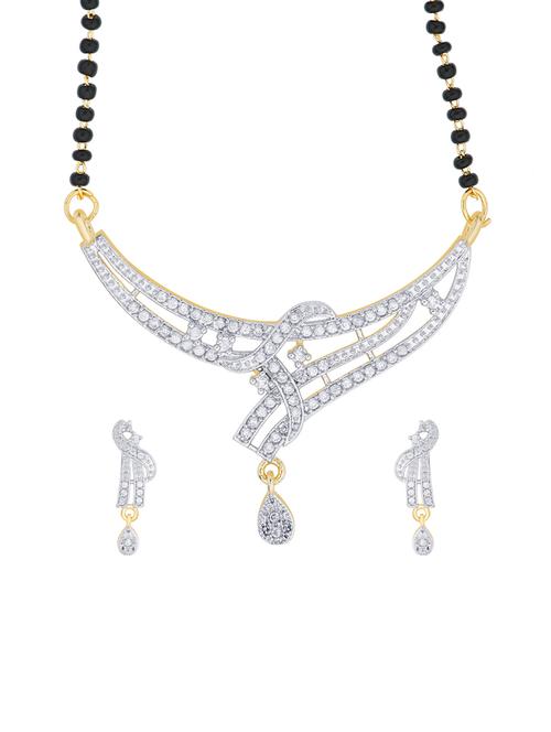 gold plated mangalsutra necklace - 14501534 - Very Small Image - 1