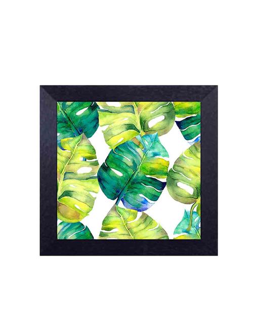 Leaf Pattern Framed Poster - 14501779 - Very Small Image - 1