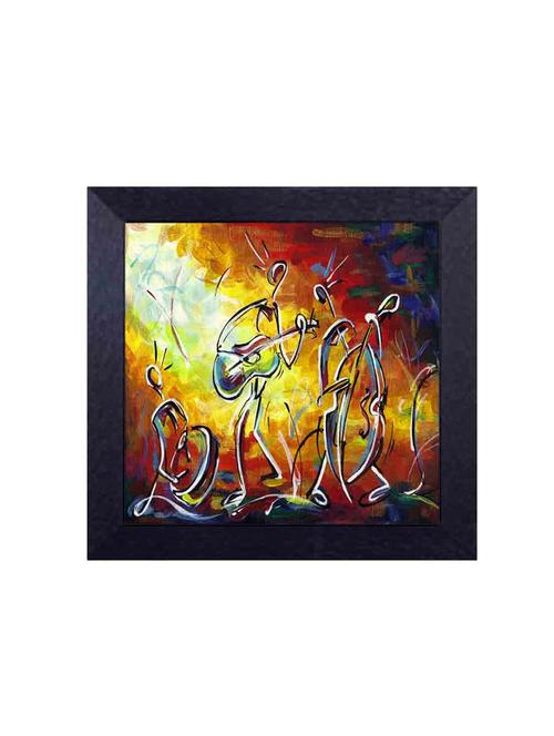 Musicians with instruments Framed Poster - 14501795 - Very Small Image - 1