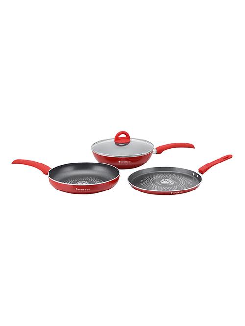 Wonderchef Diamond Pans Set Red - 14502468 - Very Small Image - 1