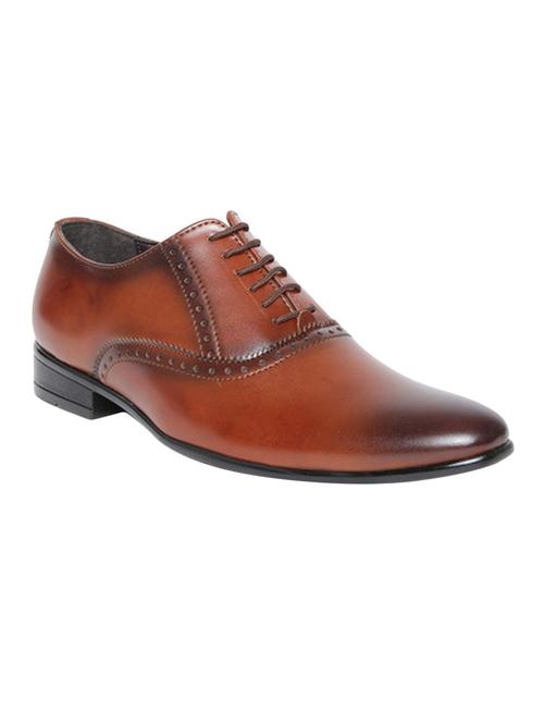 tan Leather formal oxford - 14503265 - Very Small Image - 1