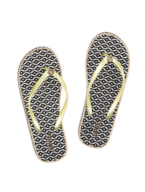 black printed flip flop - 14503299 - Very Small Image - 1