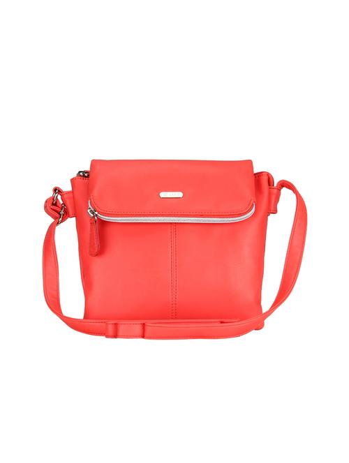 red leatherette regular sling bag - 14503352 - Very Small Image - 1