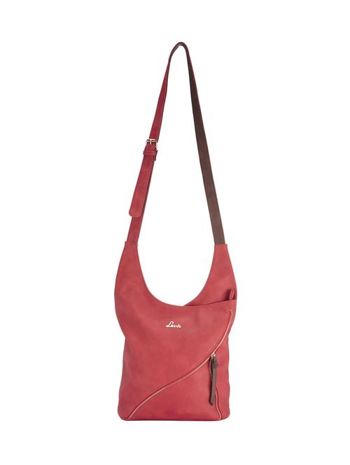 red leatherette regular sling bag - 14503377 - Very Small Image - 1