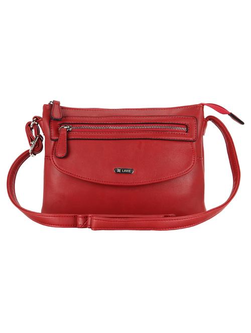 red leatherette regular sling bag - 14503387 - Very Small Image - 1