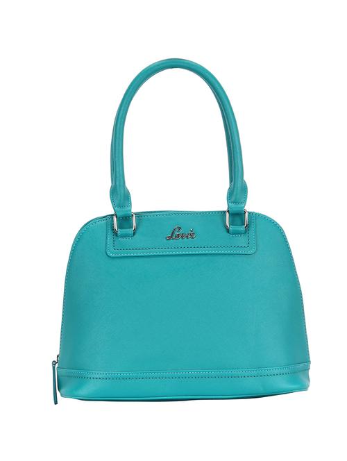 blue leatherette regular handbag - 14503468 - Very Small Image - 1