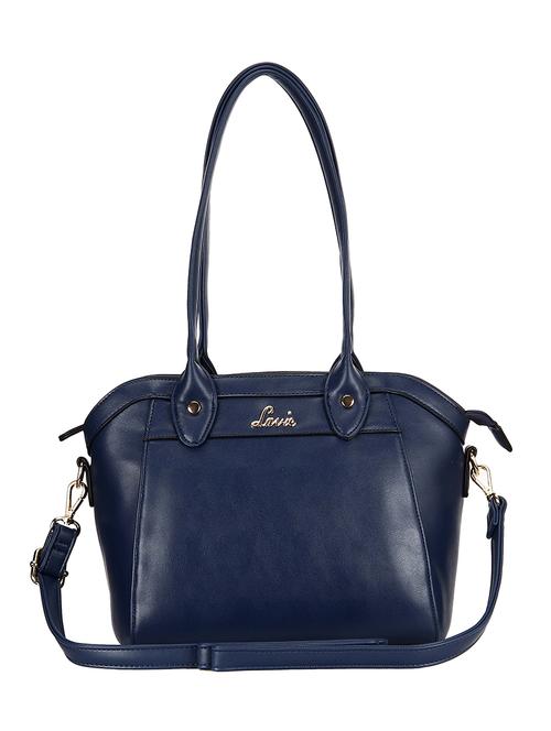 blue leatherette regular handbag - 14503490 - Very Small Image - 1