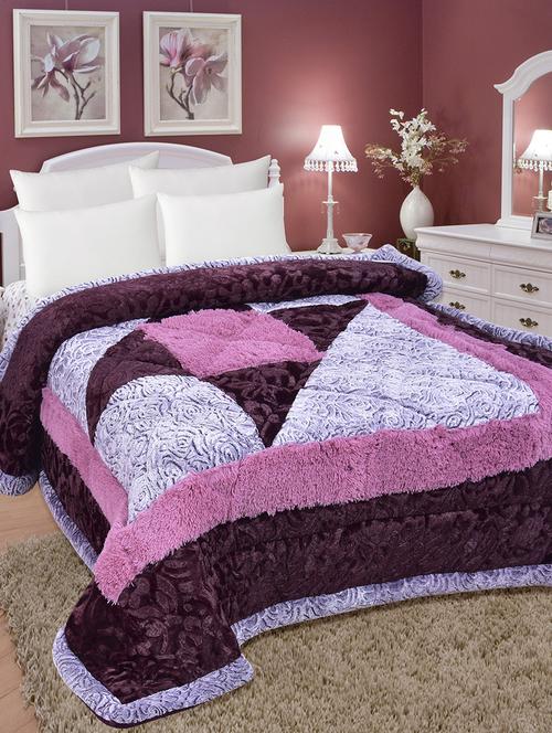 Velvet Modern Style Fibre Winter Quilt - 14503573 - Standard Image - 1