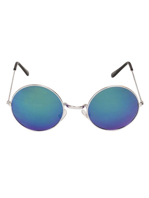 arzonai hammond silver ma-040-s2 unisex round sunglasses - 14503826 - Standard Image - 1