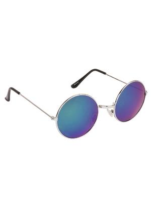 arzonai hammond silver ma-040-s2 unisex round sunglasses - 14503826 - Standard Image - 2