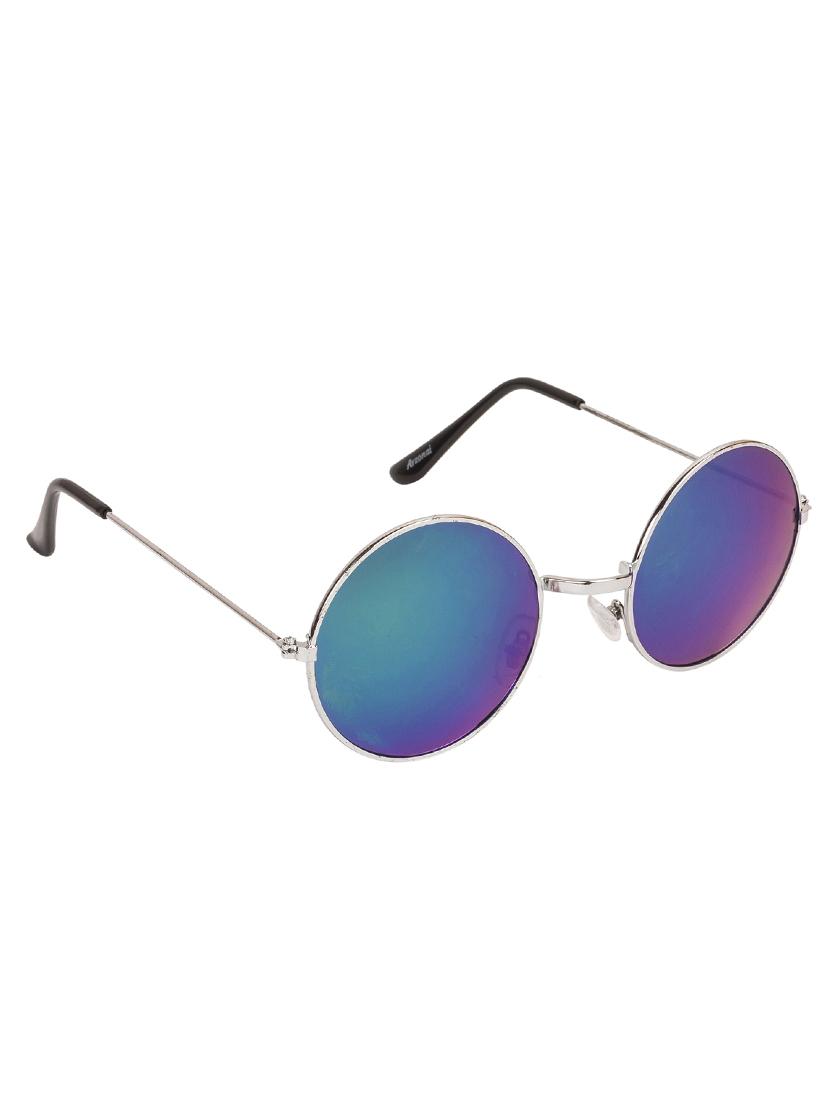 arzonai hammond silver ma-040-s2 unisex round sunglasses - 14503826 - Zoom Image - 2