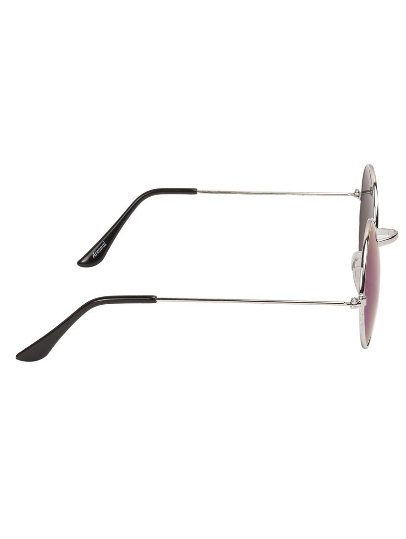 arzonai hammond silver ma-040-s2 unisex round sunglasses - 14503826 - Zoom Image - 3
